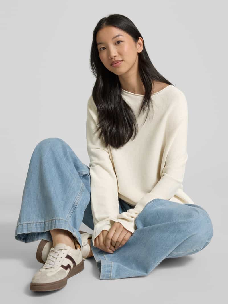 drykorn Oversized gebreide pullover met ronde hals model 'MAILA'