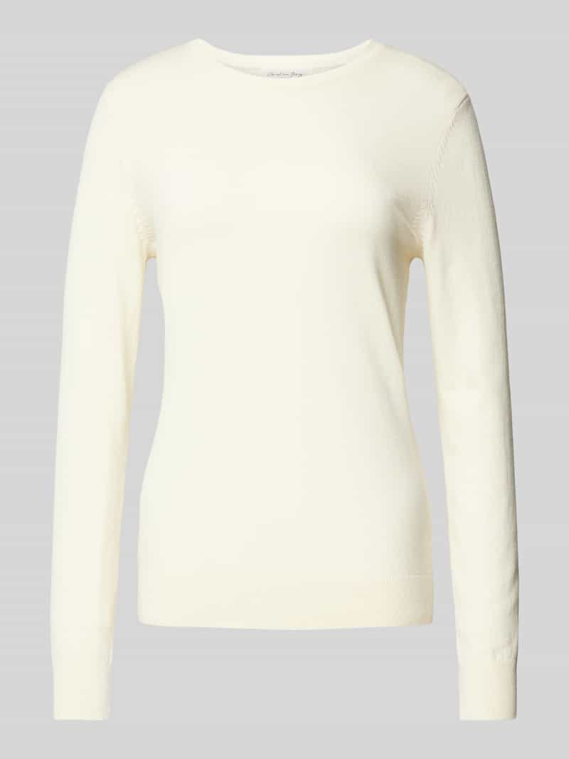 Christian Berg Woman Regular fit gebreide pullover met ribboorden