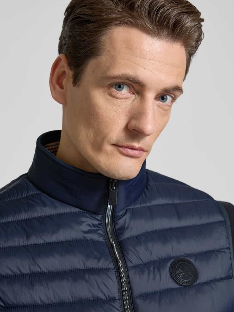 Christian Berg Men Regular fit bodywarmer met opstaande kraag