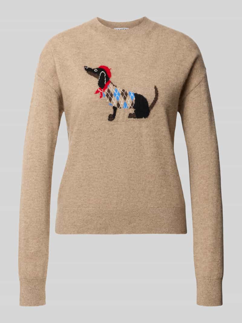 Jake*s Casual Regular fit pullover van puur kasjmier