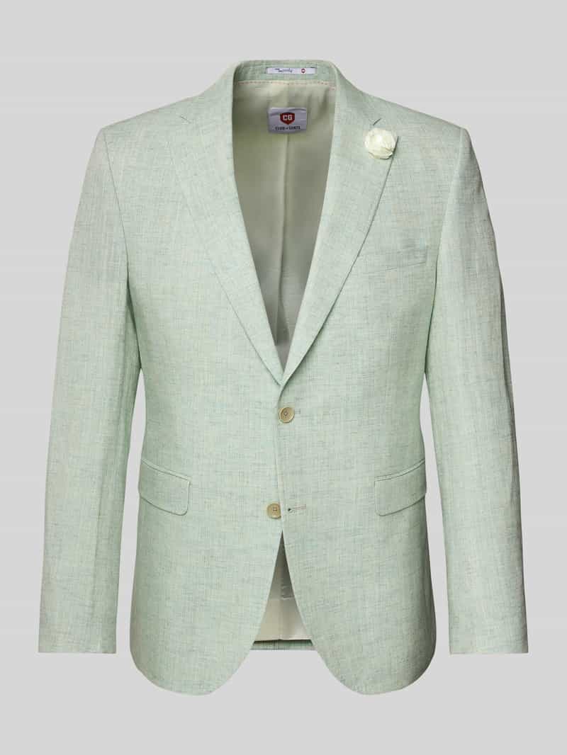 CG Club of Gents 2-knoops colbert van viscosemix met borstzak model 'Paul'