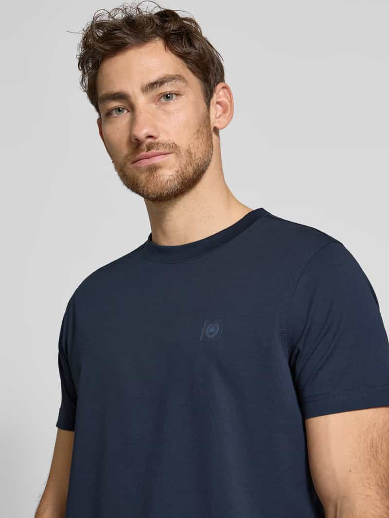 Lerros T-shirt met labeldetail
