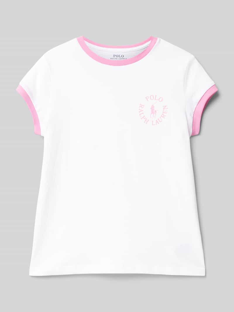 Polo Ralph Lauren Teens T-shirt met logo- en labelprint