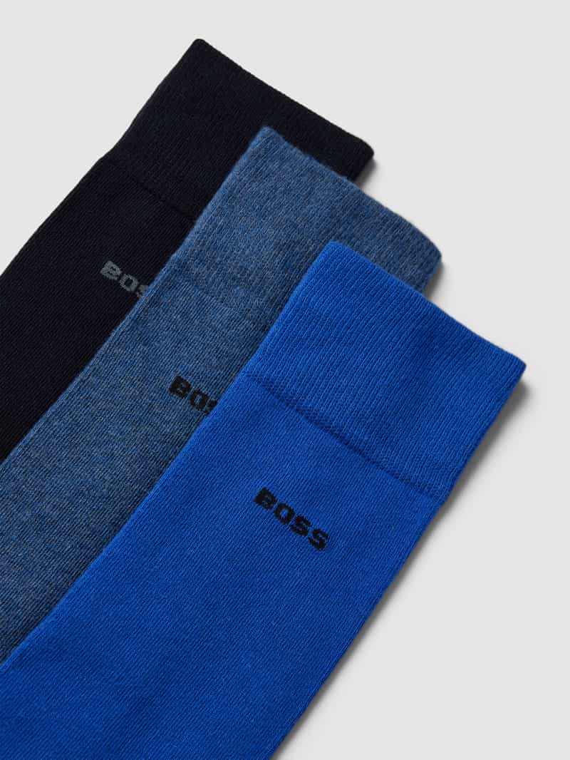 Boss Sokken met labeldetail in een set van 3 paar