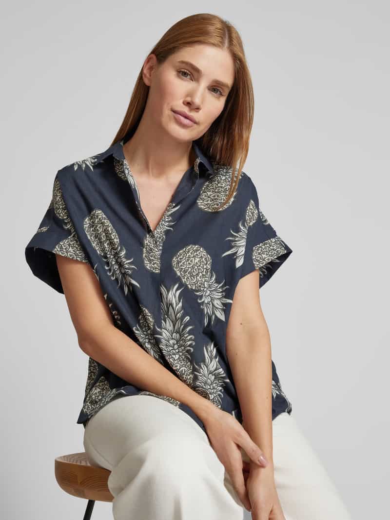 0039 italy Blouseshirt met design met korte mouwen model 'DERRY'