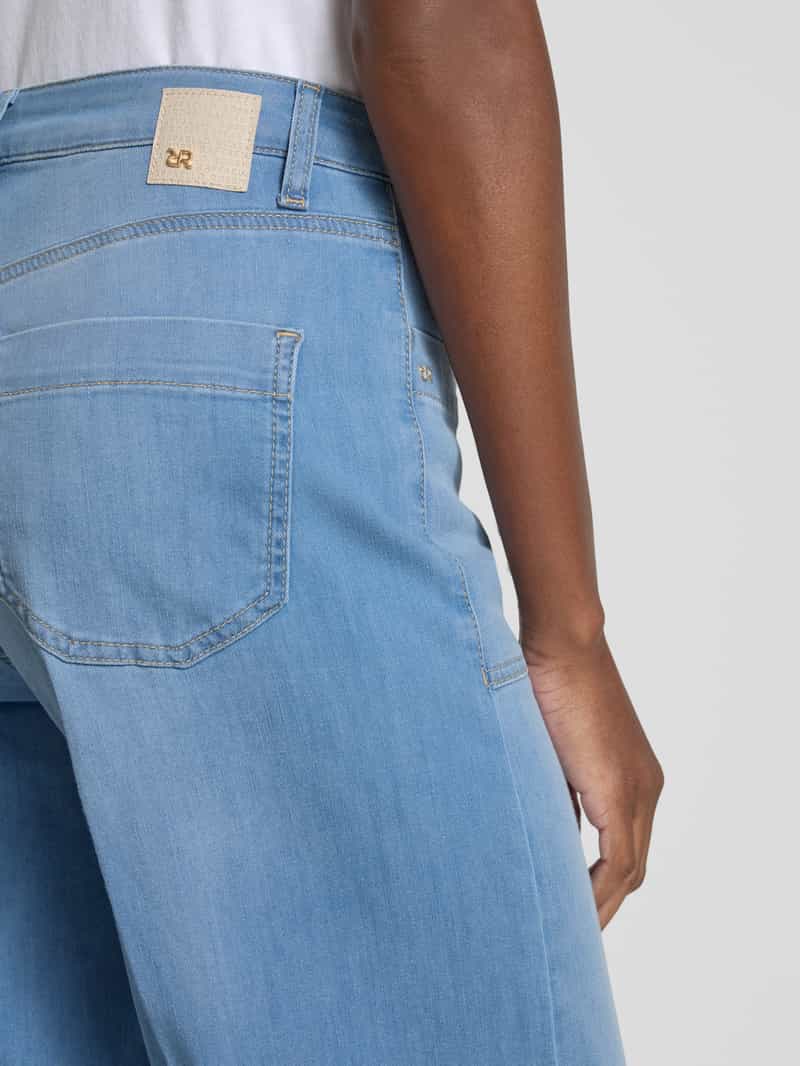RAFFAELLO ROSSI Wide leg jeans in verkorte pasvorm model 'MIRU'