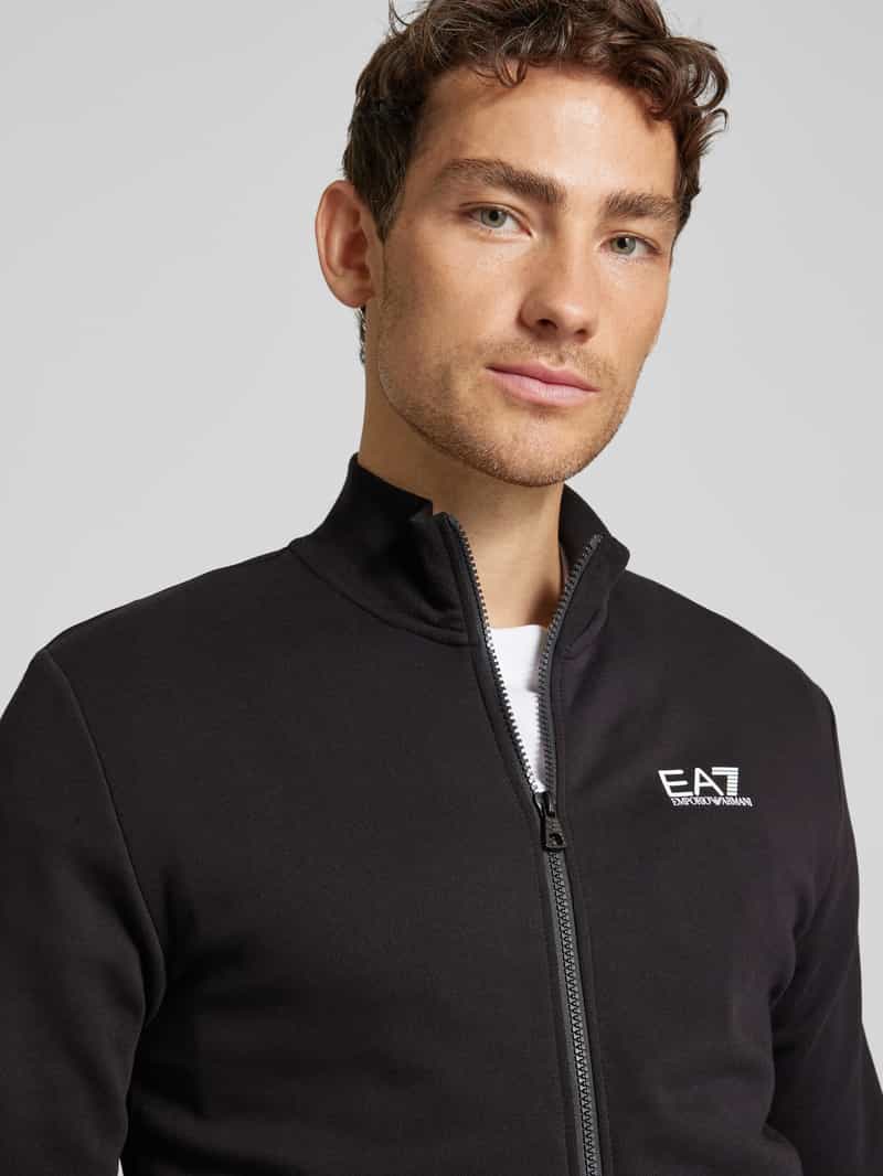 EA7 Emporio Armani Sweatjack met labelprint