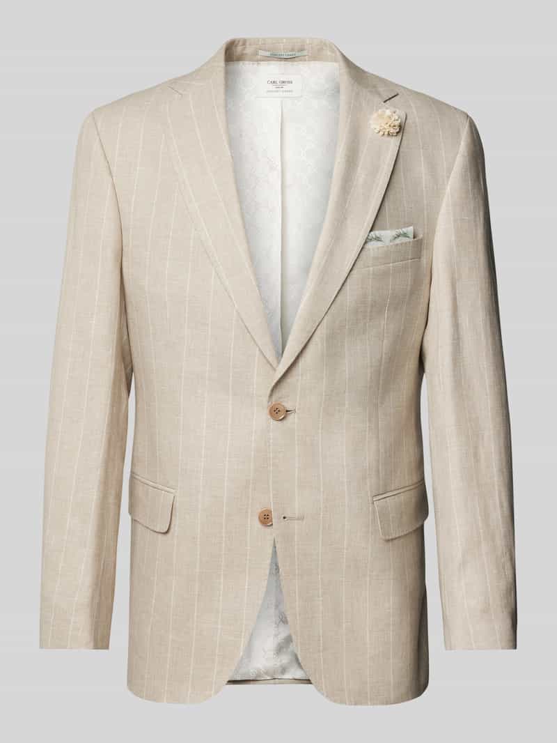carl gross 2-knoops colbert met reverskraag model 'Tannon'