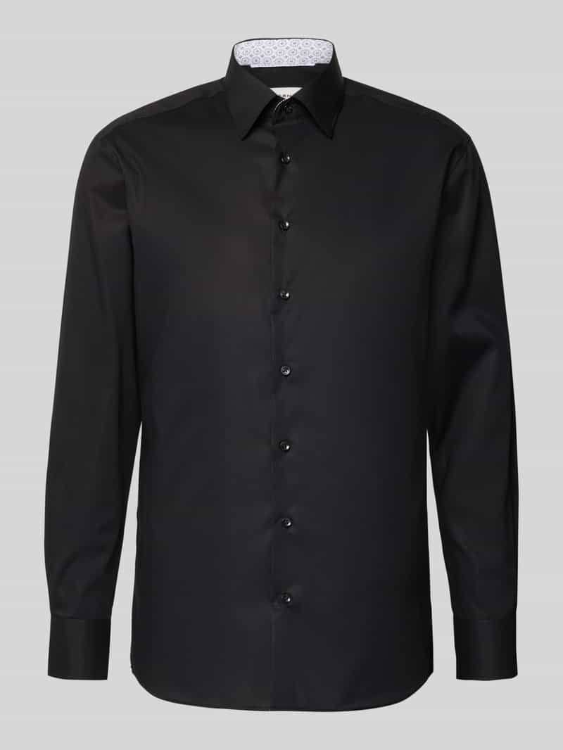 Eterna Modern fit zakelijk overhemd met knoopsluiting