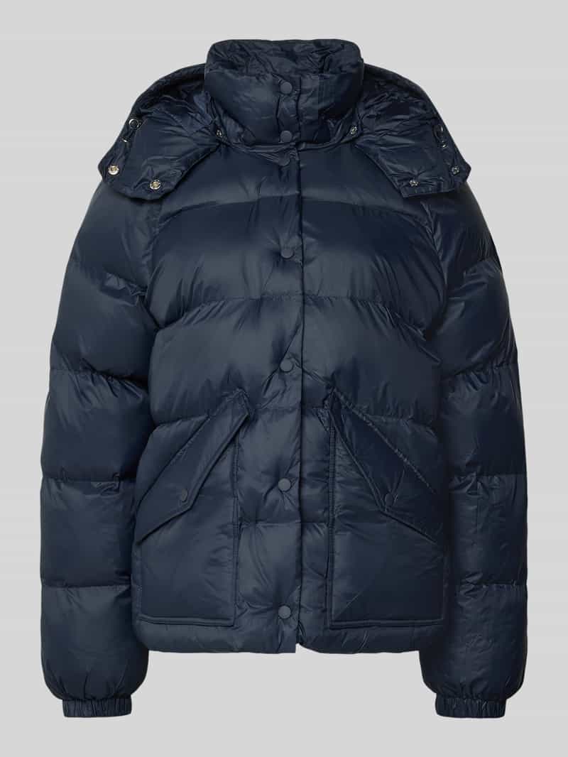 Samsøe Gewatteerd jack met capuchon en klepzakken model 'SAHANAY'