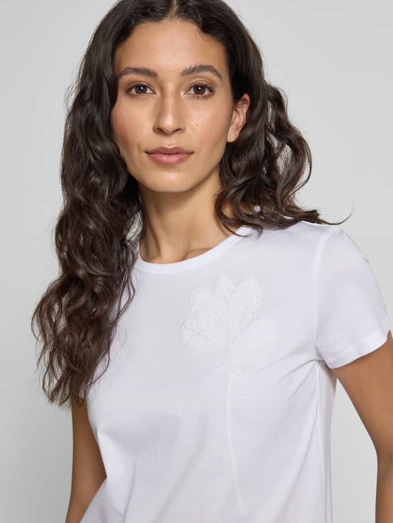 Boss T-shirt met labeldetail model 'Eventsa'