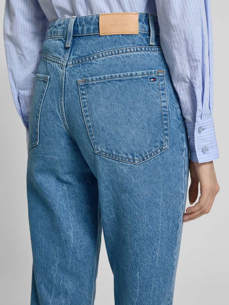 Tommy Hilfiger Tapered jeans van een mix van katoen en lyocell
