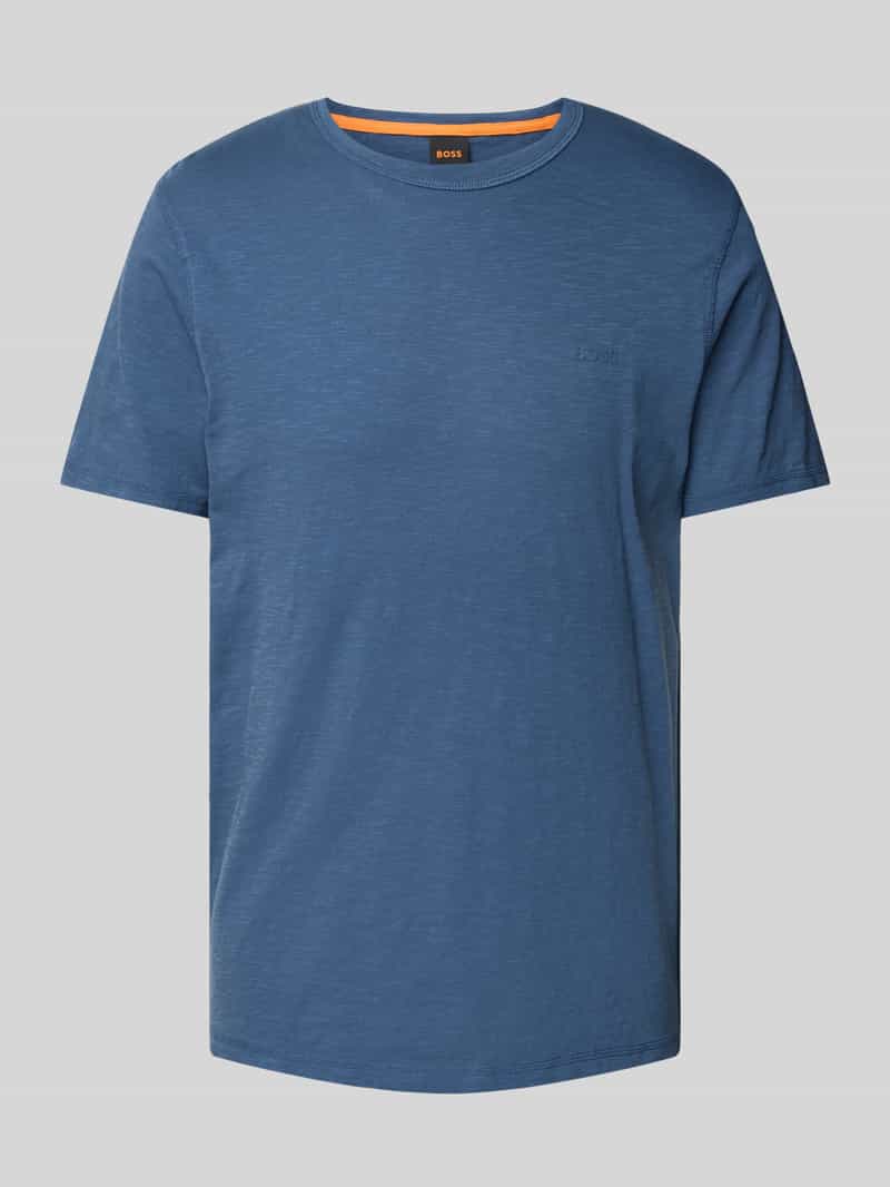 Boss Orange T-shirt met labelprint model 'Tegood'