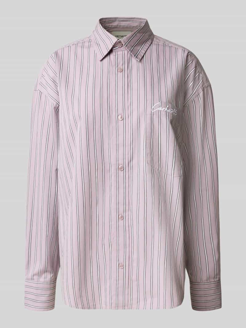 Carhartt Work In Progress Relaxed fit blouse met borstzak model 'Grimsby'