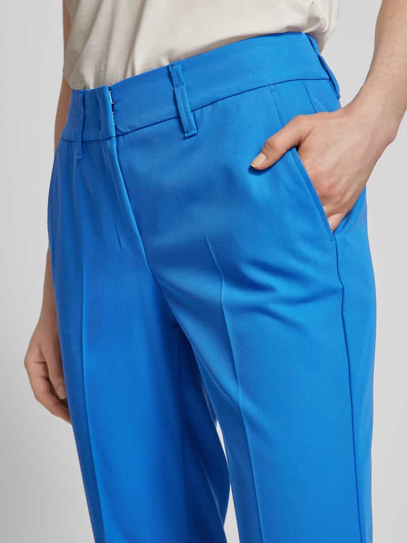 Gardeur Regular fit stoffen broek met persplooien model 'DENISE8'