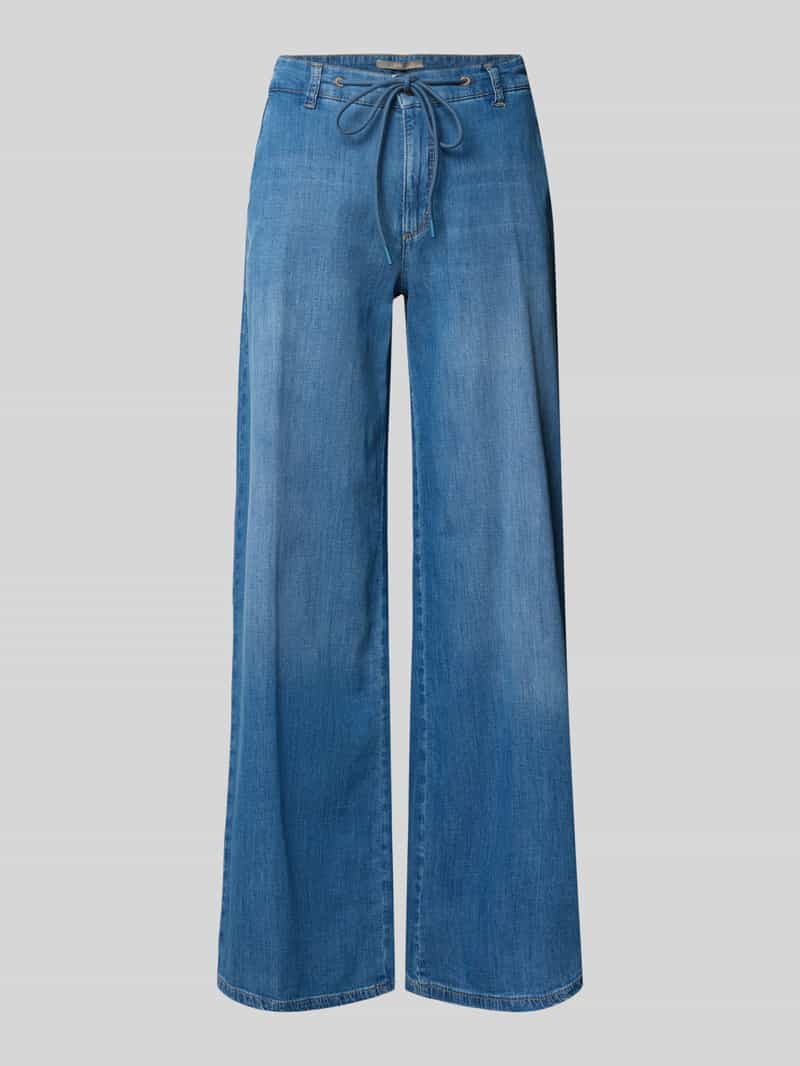 MAC Straight leg jeans met tunnelkoord model 'CHarly'