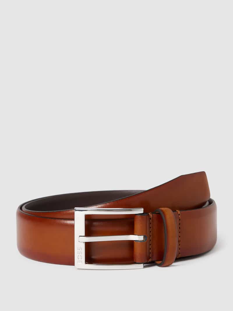 Leren riem met doornsluiting, model 'Elloy'