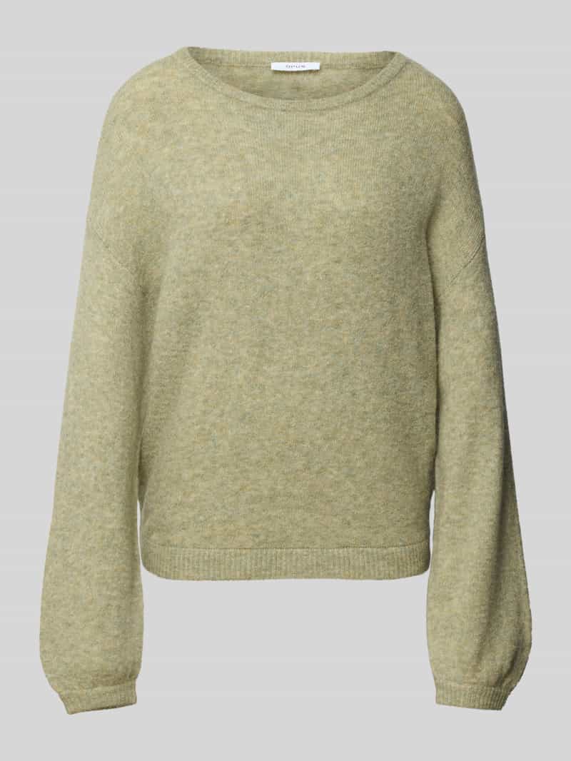 Opus Gebreide pullover met ronde hals model 'Pemine'