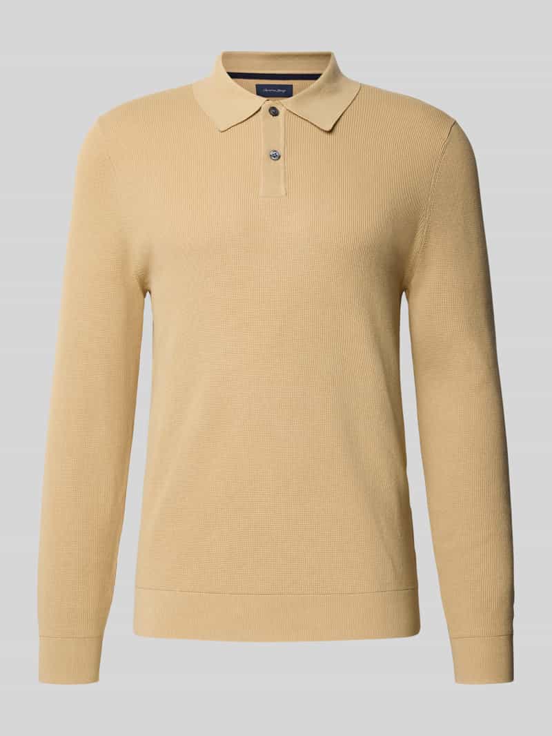 Christian Berg Men Slim fit poloshirt met knoopsluiting