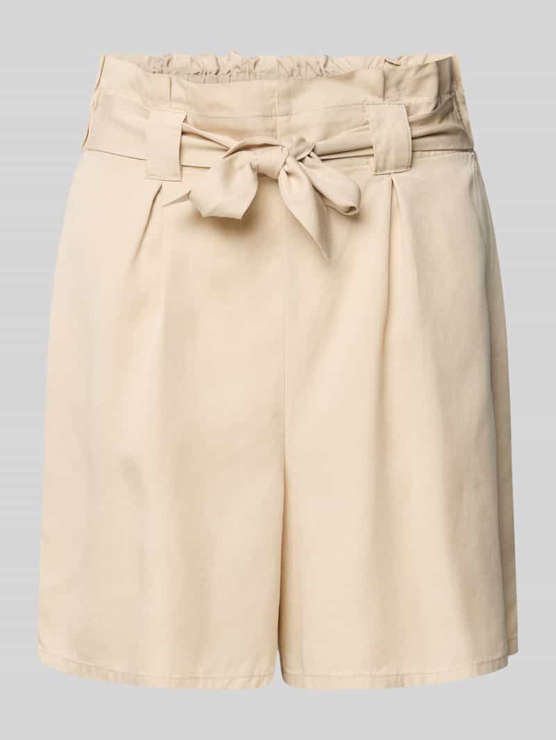 Tom Tailor Denim Regular fit korte broek met strikceintuur