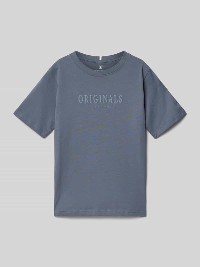 jack & jones T-shirt met labelprint model 'FREDERIKSBERG'
