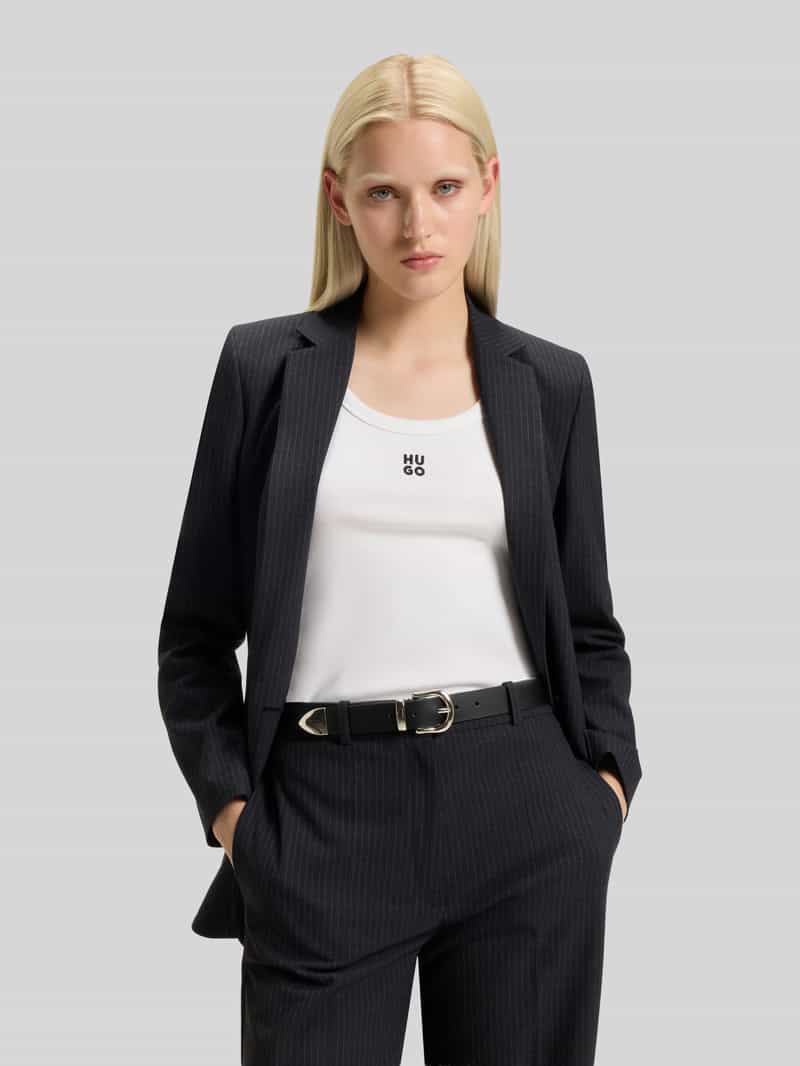 HUGO Riem van echt rundleer model 'Nora_Tri_Sz30'