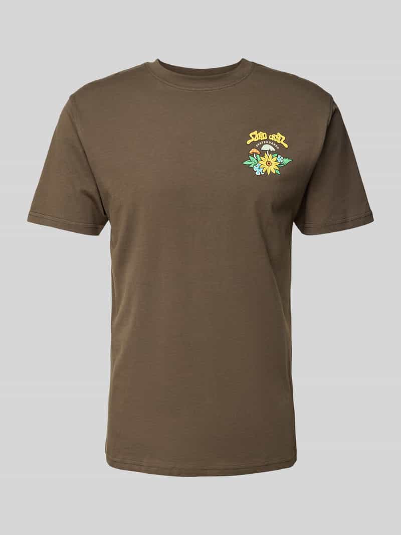 Santa Cruz T-shirt met labelprint model 'WINKOWSKI'