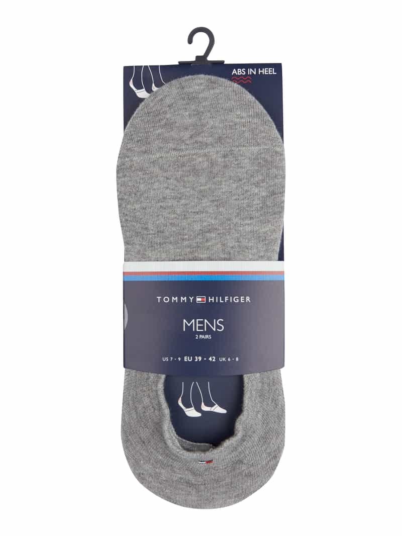 Tommy Hilfiger Sneakersokken met labeldetail in een set van 2 paar