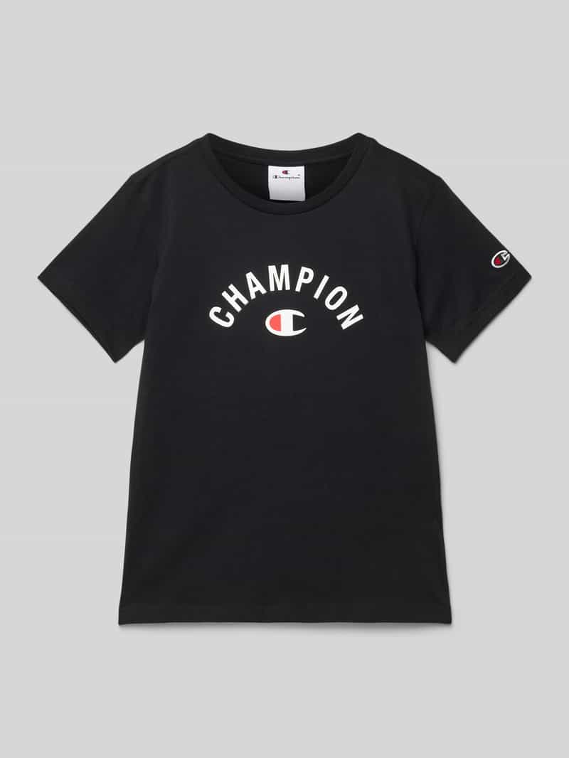 Champion T-shirt met labelprint