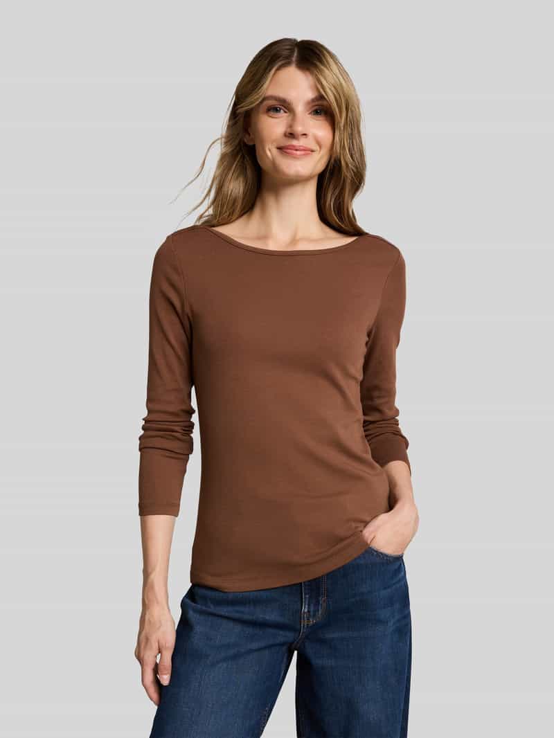 Tom Tailor Shirt met lange mouwen met boothals