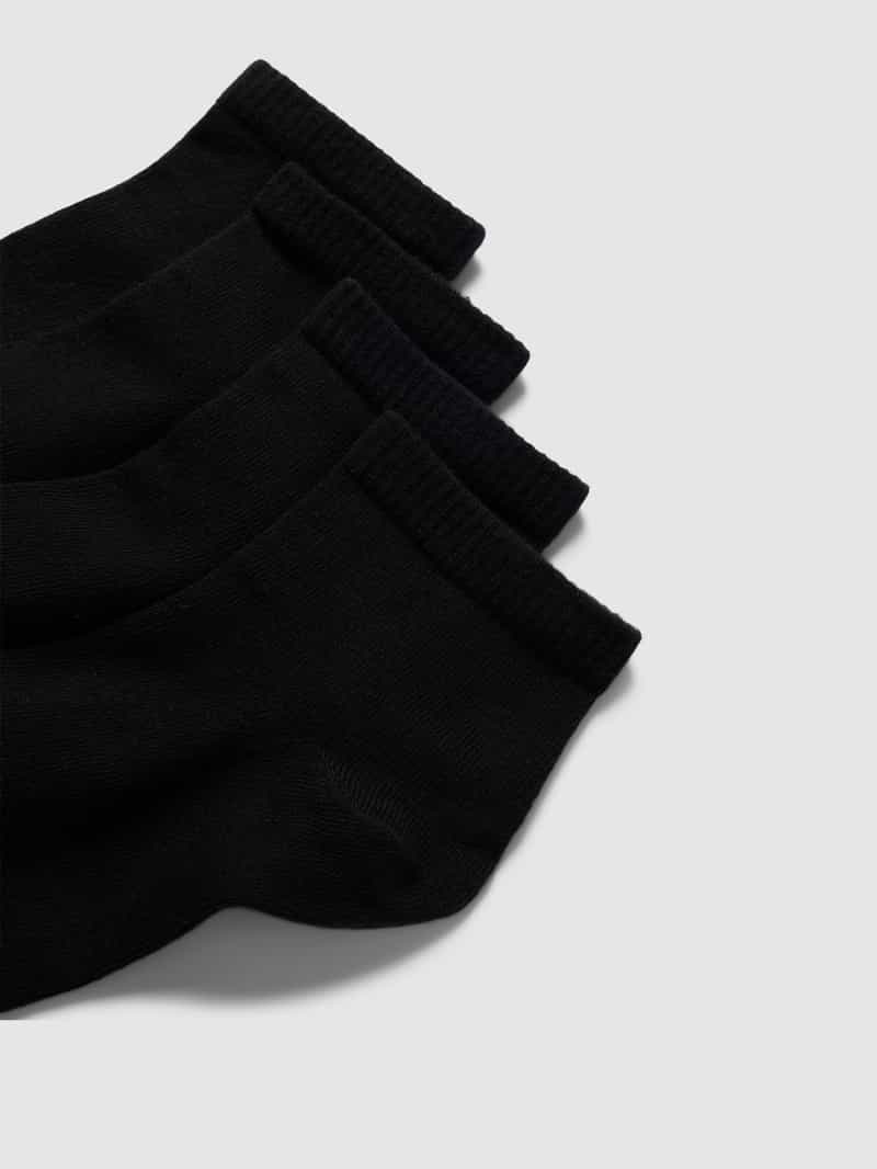 s.Oliver RED LABEL Sokken met labeldetail in een set van 4 paar model 'Quarter'