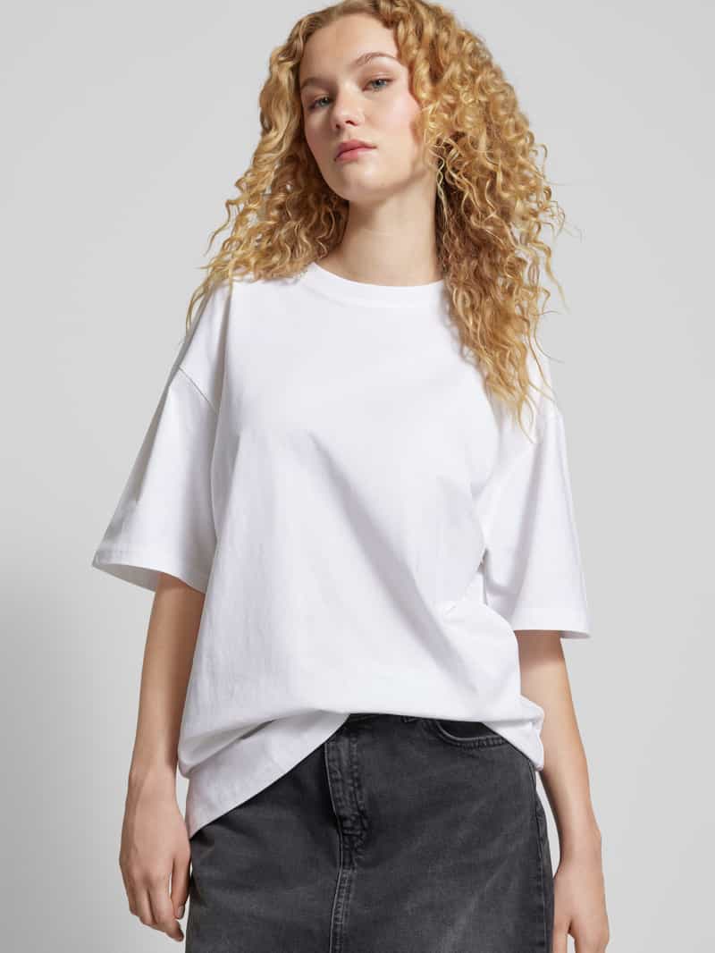 Review Oversized T-shirt met extra brede schouders