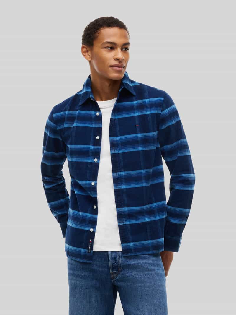 Tommy Jeans Regular fit vrijetijdsoverhemd met cordstructuur
