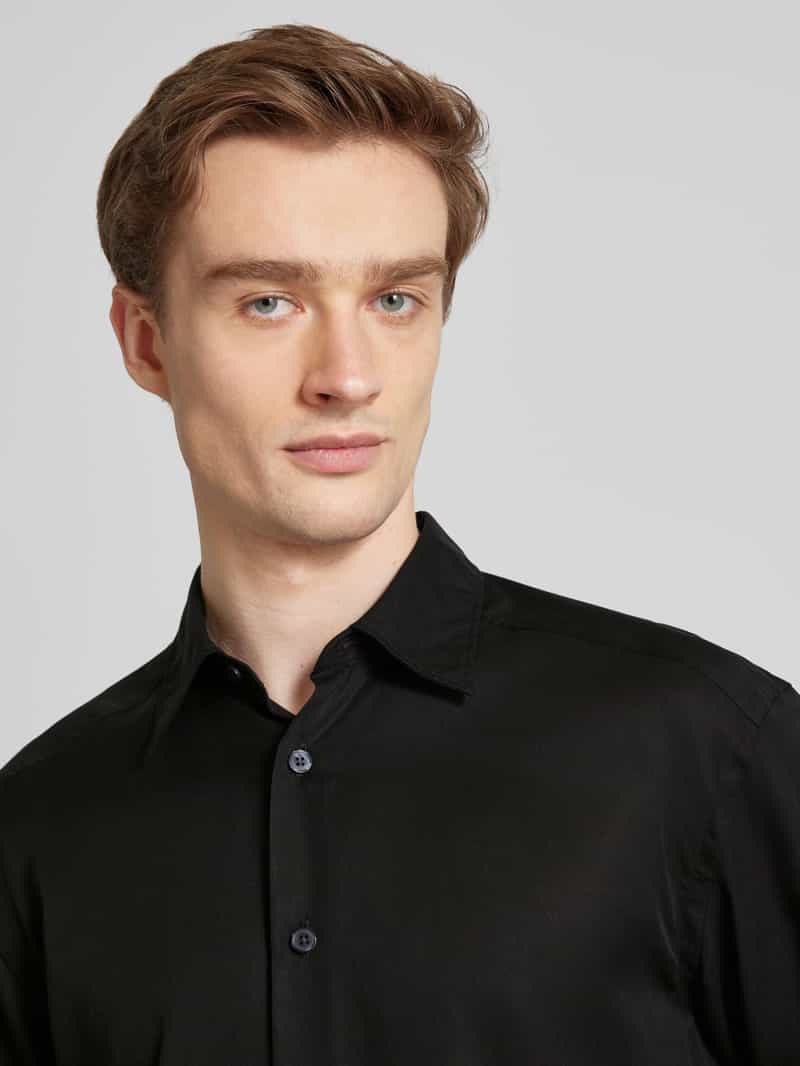 Boss Relaxed fit vrijetijdsoverhemd met kentkraag model 'Cory'