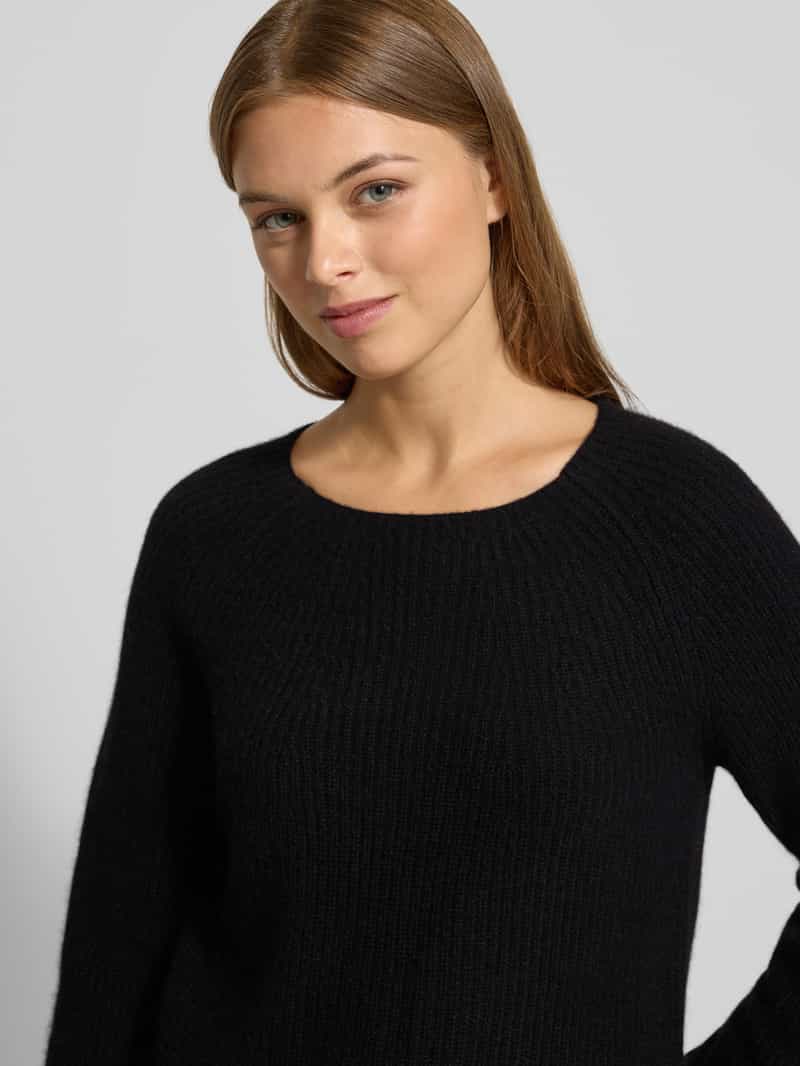 FYNCH-HATTON Gebreide pullover van puur kasjmier met ronde hals