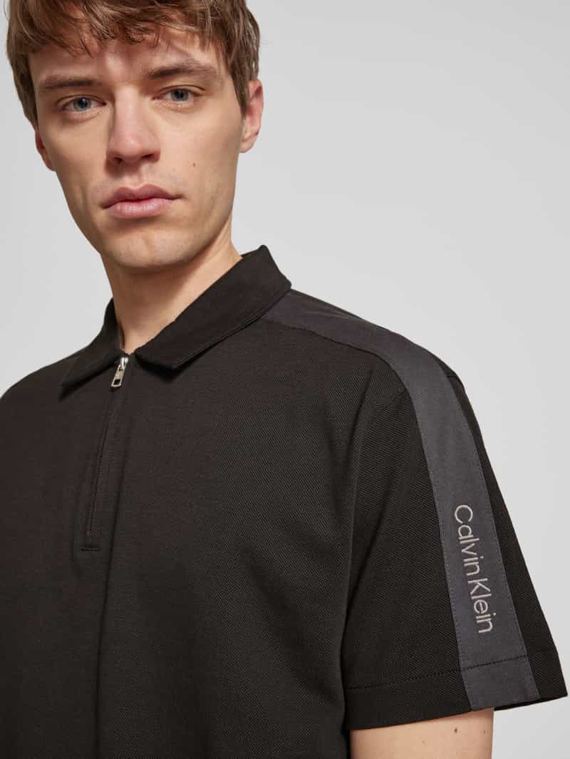 Calvin Klein Jeans Poloshirt met labeldetail