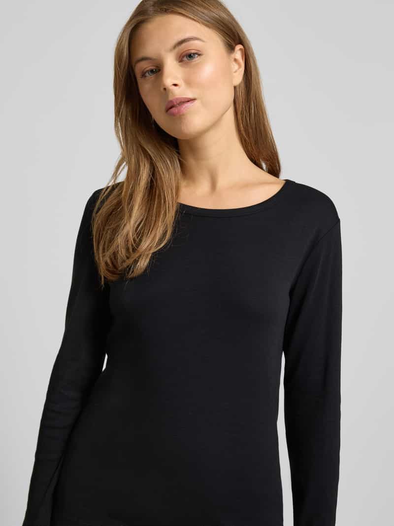 Tom Tailor Regular fit shirt met lange mouwen van katoenmix