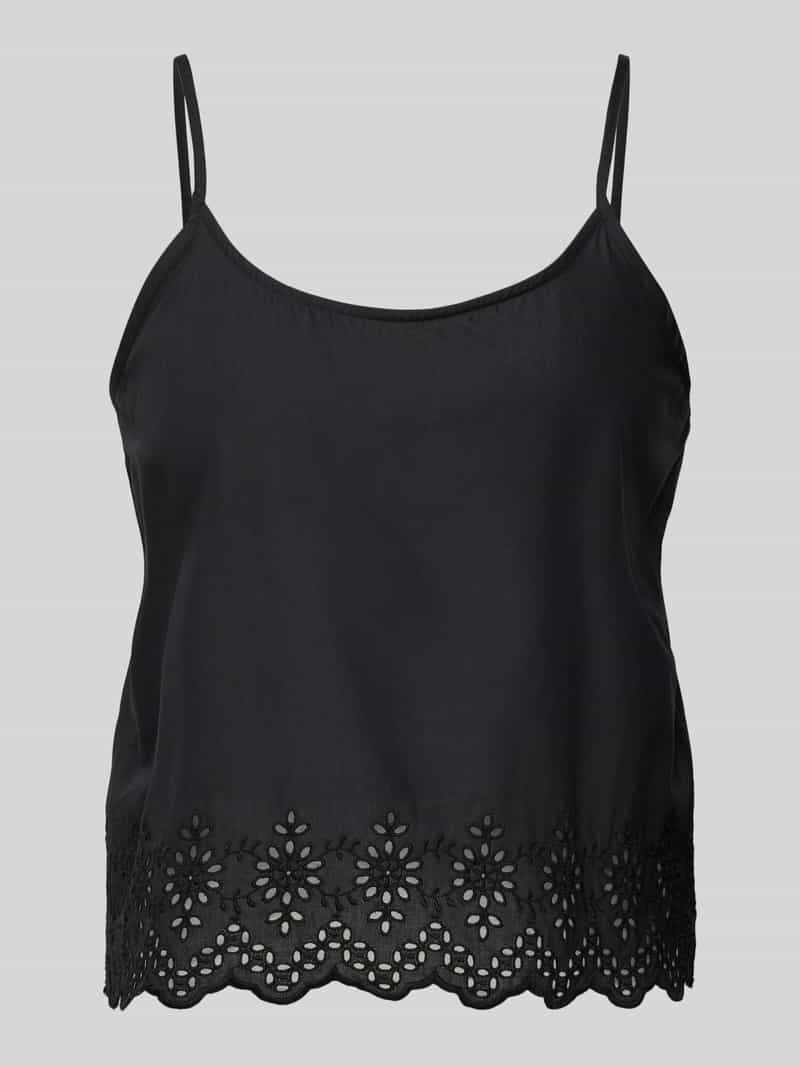 Only Blousetop met broderie anglaise model 'LOU'