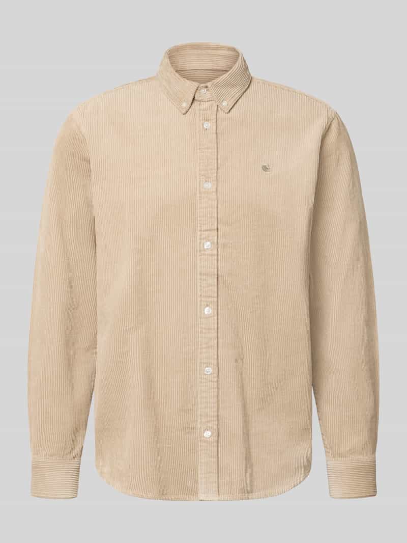 Carhartt Work In Progress Regular Fit vrijetijdsoverhemd met gestikt logo model 'MADISON'