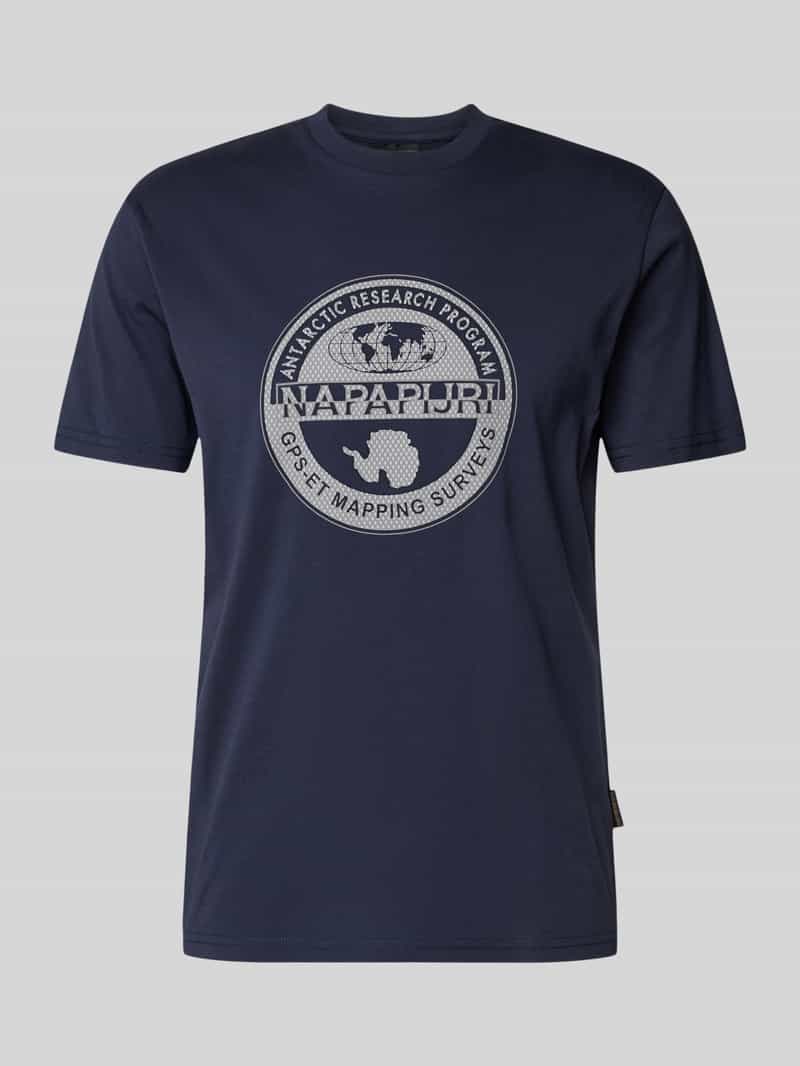 Napapijri T-shirt met labelprint