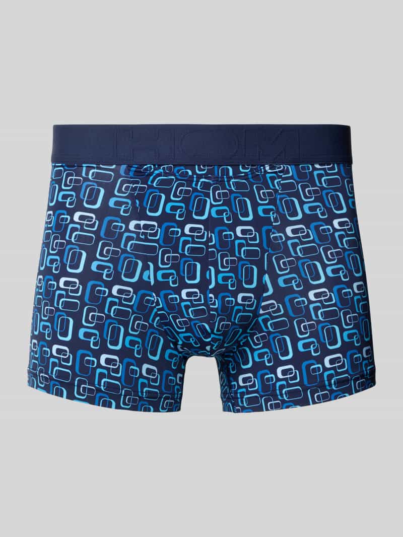 HOM Slim Fit trunks met logodetail model 'Elvis'
