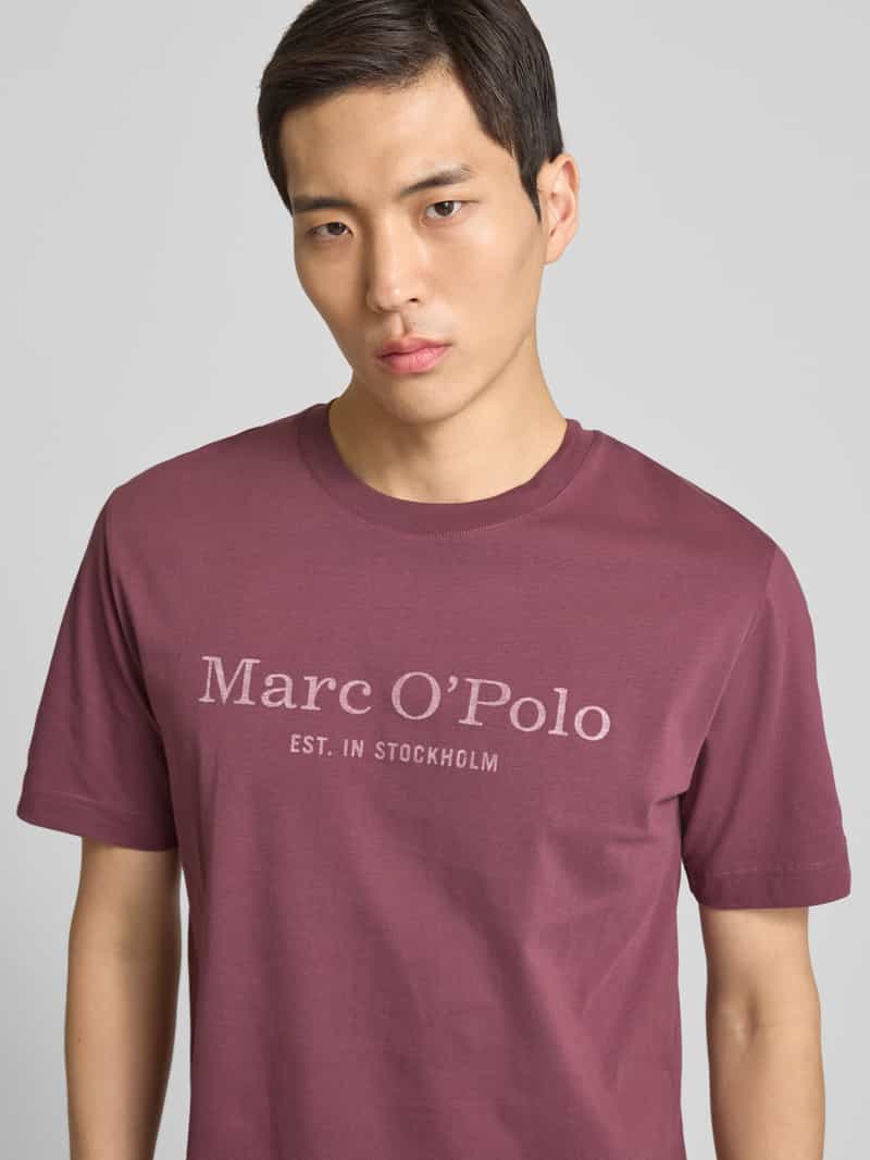 Marc O'Polo Regular fit T-shirt van puur katoen