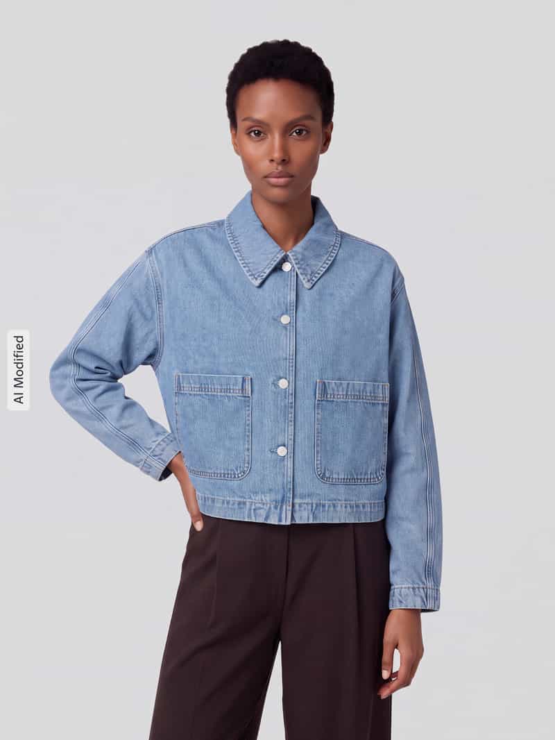 Marc O'Polo DENIM relaxed fit jeansjack van puur katoen