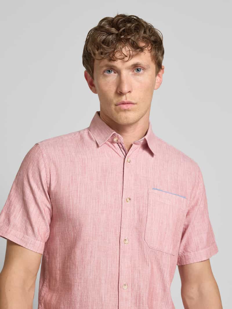 Tom Tailor Regular fit vrijetijdsoverhemd van puur katoen