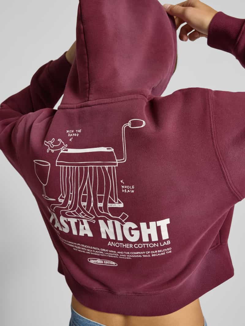 ANOTHER COTTON LAB Korte hoodie met capuchon