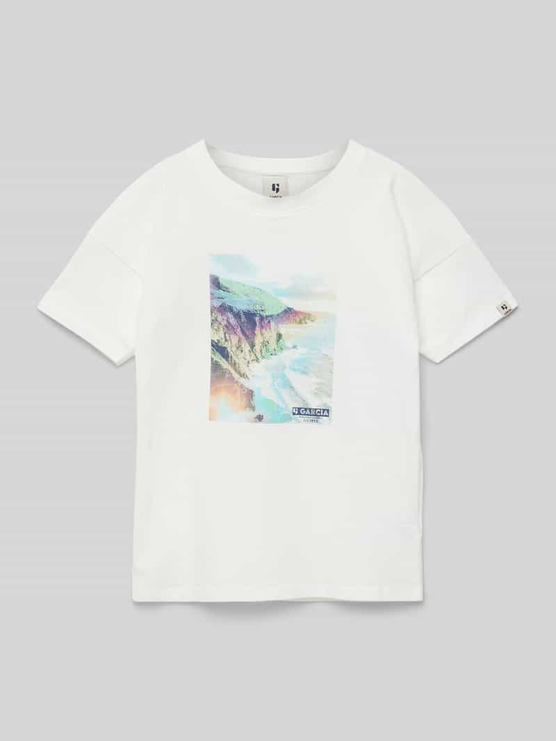 Garcia T-shirt met motiefprint