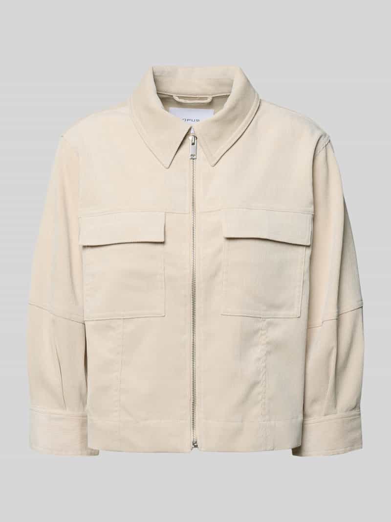 Opus Corduroy jack met borstzakken model 'Hamoni'