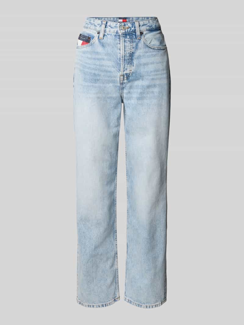 Tommy Jeans Straight fit jeans van puur katoen model 'LAYLA'