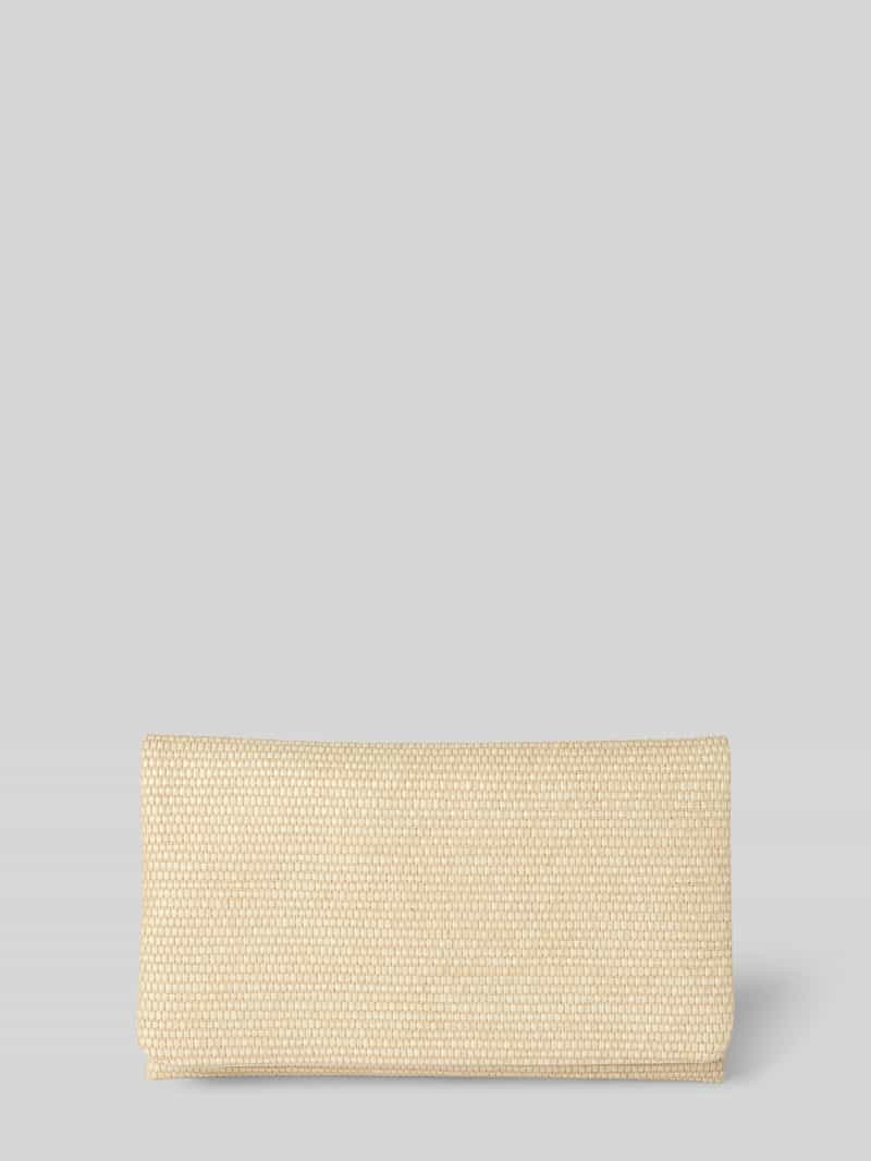abro Clutch met structuurmotief model 'Raffia'