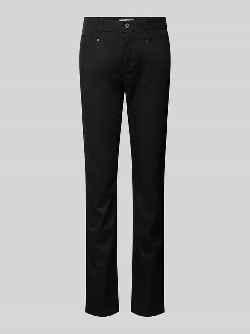 Christian Berg Woman Slim fit broek met steekzakken